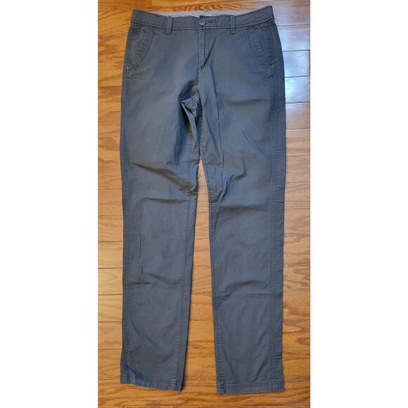 Eddie Bauer Women’s Size 8T Slightly Curvy Straight Leg Stretch Olive Gray - Picture 15 of 15